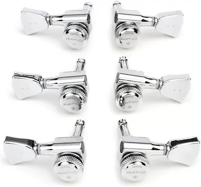 NEW Graph Tech Ratio 3X3 Vintage Style 2-Pin Locking Tuners CHROME #PRL-8341-C0 • $136.79