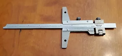 Mitutoyo Depth Caliper With Fine Movement Feed 0-6 Inch With Case • $50