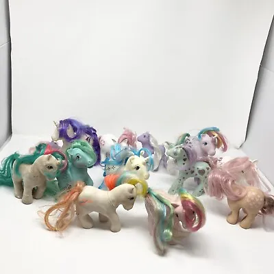 Vintage G1 My Little Pony Lot Of 13 1980’s Ponies Mix Lot Ponies Seahorse • $99.95