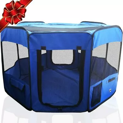 $39.99 • Buy Premium 45  Indoor/Outdoor Pet Playpen Cage Portable Travel Tent Dog Cat FAST