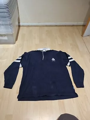 RUGBY NATIONS Mens XL SHIRT Sweatshirt SCOTLAND Black Jersey Long Sleeve (L2) • £24
