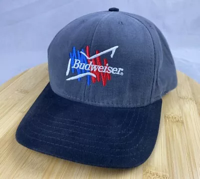 Vintage Budweiser Embroidered Capstone Golf Strap Hat Beer Made In USA • $24.99