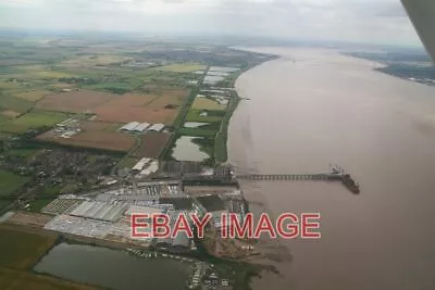 £1.85 • Buy Photo  New Holland To The Humber Bridge: Aerial View Up The South Bank Of The Hu