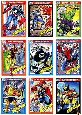 1990 Marvel Universe Pick A Card & Complete Your Set • $1.50