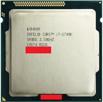 Intel Core I7-2700k 3.50ghz Socket LGA1155 Processor CPU SR0DG • £64.99