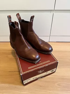 RM Williams Comfort Craftsman Boot Dark Tan 5H • $350