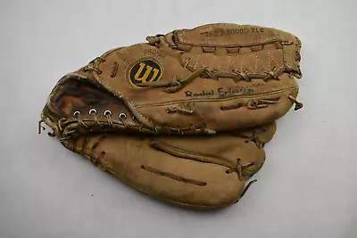 Vintage WILSON The A2000-XLC Dual Hinge Nylon Stitched RHT Baseball Glove - USA • $64.99