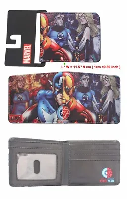 Retro Marvel Fantastic 4 Comic Print BI-Fold Wallet -UK Sale • £7.99