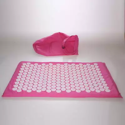 Deluxe Comfort Acupuncture Mat With Carrying Bag Mat Pink • $20