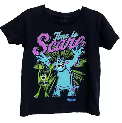 Monsters Inc. University Graphic Print Boys XS 4/5 Short-Sleeve T-Shirt • $10.99