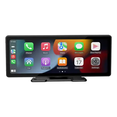 9.3in Car Portable Wireless For Apple CarPlay Android Auto FM Touch Screen Radio • $92.56