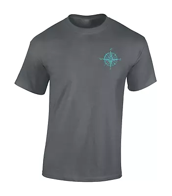 Nautical Compass Lb Mens T Shirt Funny Naval Sea Design Viking Norse Thor • £7.99