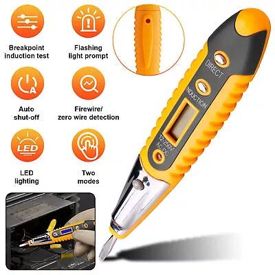 Voltage Electric Tester Volt Detector Test Pen AC DC Non-Contact Sensor 12-1000V • $6.87