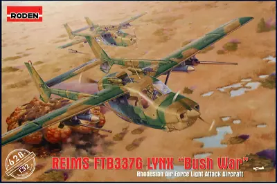 1/32 Bush War FAC : Cessna Reims FTB337G Lynx [Rhodesia] R628  : RODEN • $76.95