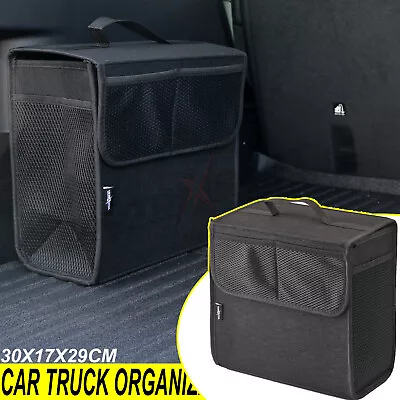 Car Trunk Boot Collapsible Organiser Travel Storage Bag Box  Holder Tidy Felt • $15.19