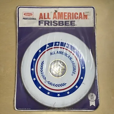 All American Frisbee By Wham-O Vintage 1973 NEW In Package! • $59.95