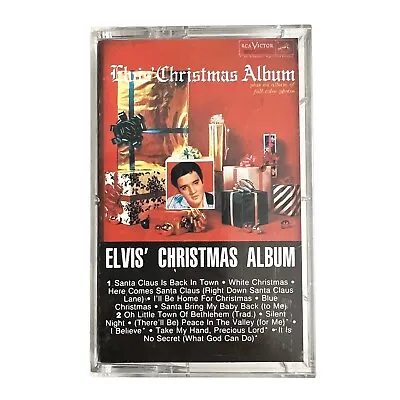 Elvis Christmas Album Cassette Tape RCA Records 1957 • $5.08