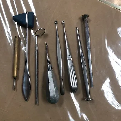 VINTAGE Hammer Medical Tools Doctor Circa 60's -70's USA 8 Pieces • $45