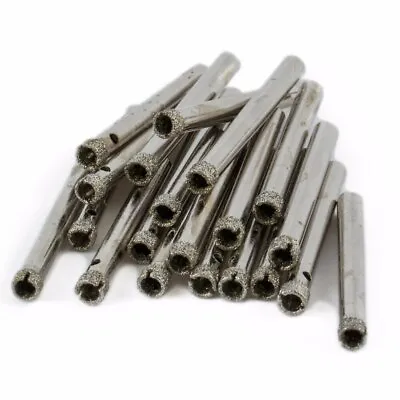 20Pcs 6mm 1/4  Inch Diamond Hole Saws Tile Drill Bits Tools For Stone Glass • $15.98