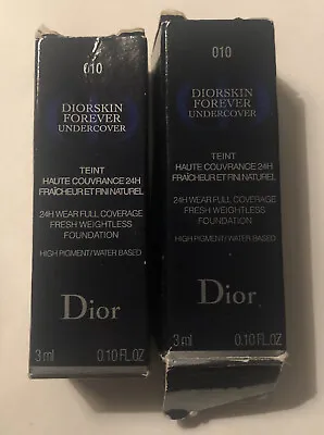 £8.99 • Buy Diorskin Forever Undercover Shade 010 Ivory