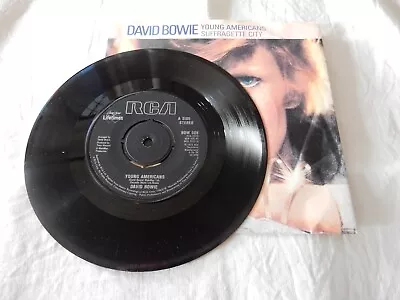 David Bowie Young Americans 7  Rca Bow 506 Lifetimes New/old Shop Stock • £15