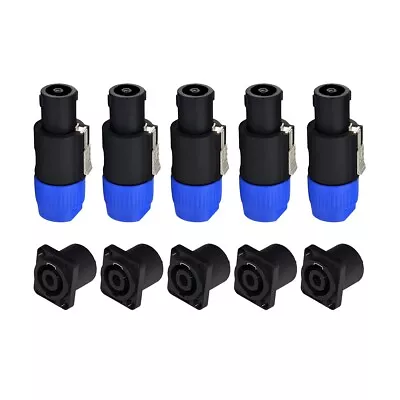 5 Set NL4FC & NL4MP Speakon Connector 4 Pole Cable Mount Replacement For Neutrik • $28.99