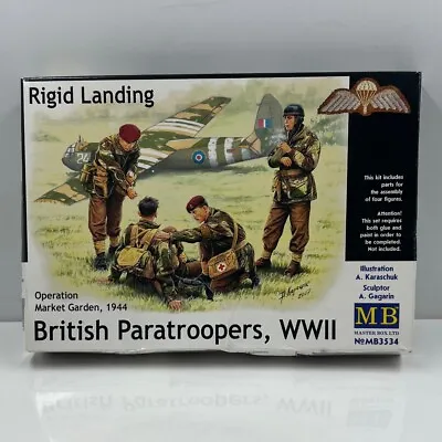 £9.99 • Buy Masterbox Mb3534 1/35 Scale Ww2 British Paratroopers Rigid Landing 1944