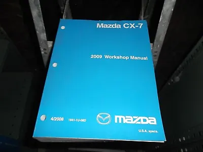 2009 Mazda CX-7 SUV Shop Service Repair Manual Sport Grand Touring AWD 2.3L • $181.30