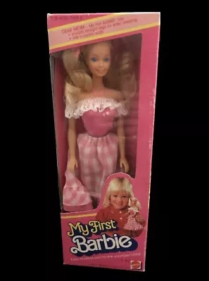 MY FIRST BARBIE - MATTEL 1982 - ITEM # 1875 With The  My First Barbie Face  • $85