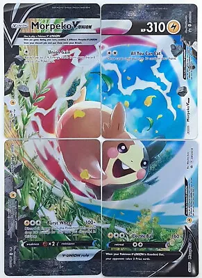 $2.75 • Buy Pokemon TCG Morpeko V-Union 4 Card Set SWSH215-218 Black Star Promo Cards M/NM