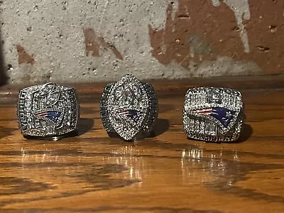 3 PCS New England Patriots Super Bowl  Replica Championship Rings.3 Tom Brady • $79.50