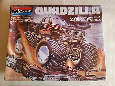 Monogram Quadzilla 4X4 Pickup Truck Plastic Model Kit#2419 1:24 Scale • $80