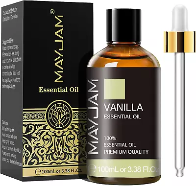 Vanilla Essential Oil 100ML Vanilla Oil For Diffuser Humidifier DIY Home，War • £13.67