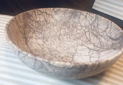 Classic 8-inches Fossil Stone Decorative Bowl • $75.80