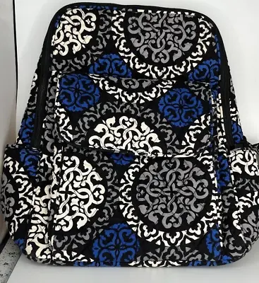 Vera Bradley Canterberry Cobalt Blue Quilted Backpack School College NWOT • $39.99