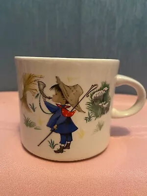 NURSERY RHYME MUG ARKLOW IRELAND Little Boy Blue Vintage 3  Tall • $9.95