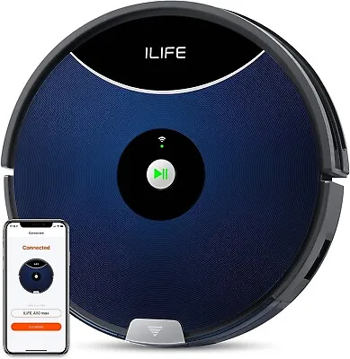 ILIFE A80 Max-W Robot Vacuum Cleaner 2000Pa Wi-Fi 2-in-1 Roller Brush • $89.99