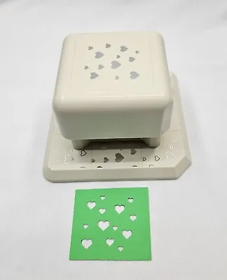 Martha Stewart Square Magnetic Paper Punch Heart Hearts Crafts Card Making • $14.99
