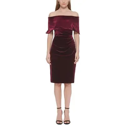 Vince Camuto Womens Velvet Mini Cocktail And Party Dress BHFO 7115 • $16.99