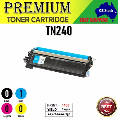 Generic TN240 TN 240 Toner For HL3040CN HL3070CW MFC9120CN MFC9320DW MFC9325CW • $15