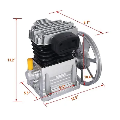 3HP Air Compressor Head Pump 2200W Piston Style Aluminum Compressor 115psi In US • $169.99