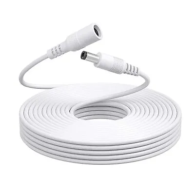 Extension Cord AC/DC Power Adapter Cable 12V-24V Male Female 3/5/10M 5.5x2.1mm • £3