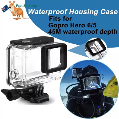 Waterproof Diving Black Camera Accessories 45m Housing Case For GoPro Hero 7 6 5 • $14.95