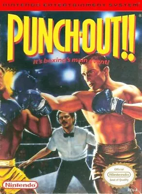 526499 PUNCH OUT Classic Vintage Arcade Atari Sega 1 16x12 WALL PRINT POSTER • $13.95