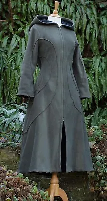 Goth Long Coat Witchy Clothes Size S  Elven Cosplay Unique Jacket Witchy Coat • $450