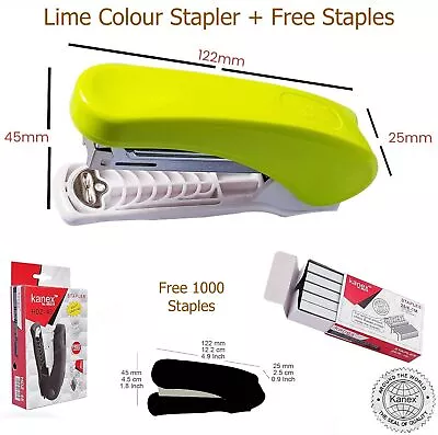 Soft Stapling Stapler 30 Sheets Stapling Capacity + FREE- 1000 X 26/6-1M Staples • £6.95