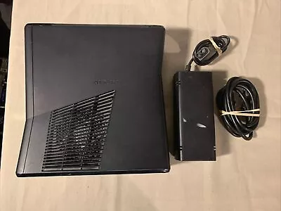 Microsoft Xbox 360 S Slim Console Model 1439 Matte Black  No Memory. • $40