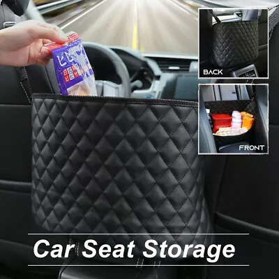 Advanced Between Car Seat Storage Bag Net Pocket Handbag Holder Organize • $12.49