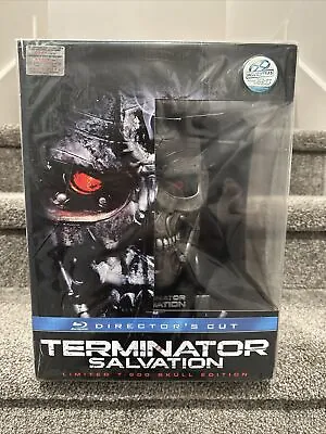 Terminator Salvation Limited Ed T-600 Endoskeleton Life Bust Blu-ray T600 Skull • $149.99