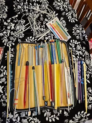 50 + Vintage Bates Boye Knitting Crochet Needles Various Styles & Sizes Tapestry • $25